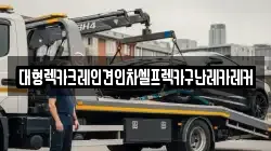 대형렉카크레인견인차셀프렉카구난레카레커