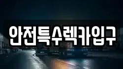 안전특수렉카입구