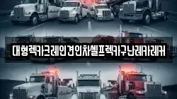 대형렉카크레인견인차셀프렉카구난레카레커