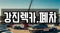 강진렉카.폐차