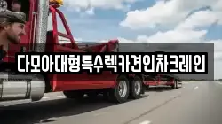 다모아대형특수렉카견인차크레인