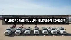 백마대형특수견인차셀프로더렉카미니추레라지게차탁송운반