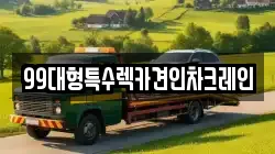 99대형특수렉카견인차크레인