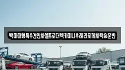 백마대형특수견인차셀프로더렉카미니추레라지게차탁송운반