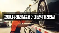 곰미니추레라셀프로더대형렉카견인차