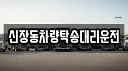 신장동차량탁송대리운전