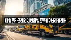 대형렉카크레인견인차셀프렉카구난레카레커