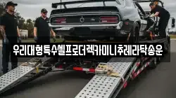 우리대형특수셀프로더렉카미니추레라탁송운