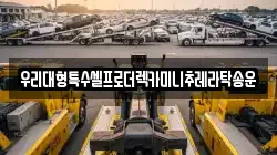 우리대형특수셀프로더렉카미니추레라탁송운