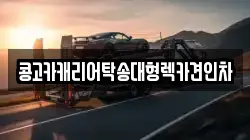 콩고카캐리어탁송대형렉카견인차