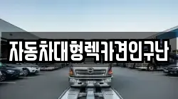 자동차대형렉카견인구난
