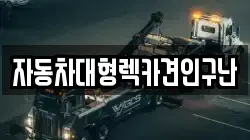 자동차대형렉카견인구난