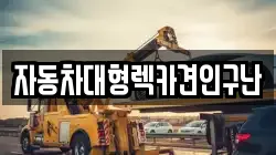 자동차대형렉카견인구난