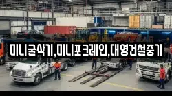 미니굴삭기,미니포크레인,대영건설중기