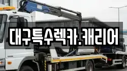 대구특수렉카.캐리어