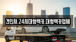 견인차.24시대형렉카.대형렉카업체