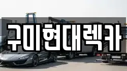 경북 구미시 양호동 렉카, 특수렉카, 차량탁송, 견인운송