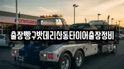 출장빵구밧데리산동타이어출장정비