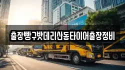 출장빵구밧데리산동타이어출장정비