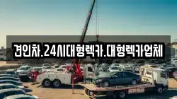 견인차.24시대형렉카.대형렉카업체