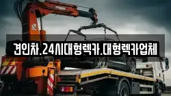 경북 청도군 각남면 렉카, 특수렉카, 차량탁송, 견인운송