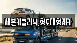 세븐카클리닉.청도대형레카