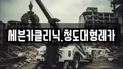 세븐카클리닉.청도대형레카