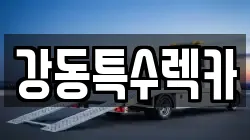 경북 포항시 북구 기북면 렉카, 특수렉카, 차량탁송, 견인운송