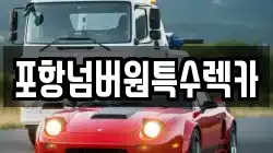 포항넘버원특수렉카