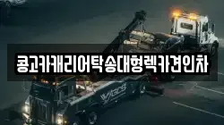 콩고카캐리어탁송대형렉카견인차