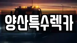 경상남도 양산시 교동 렉카, 특수렉카, 차량탁송, 견인운송