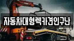 자동차대형렉카견인구난