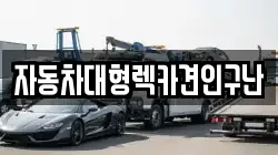 자동차대형렉카견인구난