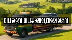 미니굴삭기,미니포크레인,대영건설중기