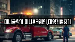 미니굴삭기,미니포크레인,대영건설중기