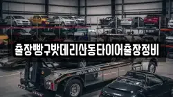 출장빵구밧데리산동타이어출장정비
