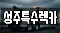 경상북도 성주군 렉카, 특수렉카, 차량탁송, 견인운송