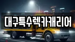 대구특수렉카캐리어