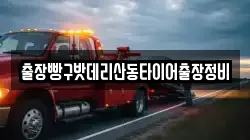 출장빵구밧데리산동타이어출장정비