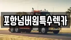 포항넘버원특수렉카
