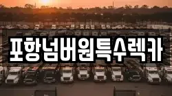 포항넘버원특수렉카