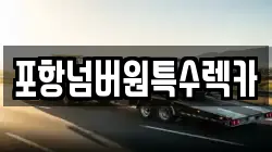 경상북도 포항시 북구 항구동 렉카, 특수렉카, 차량탁송, 견인운송