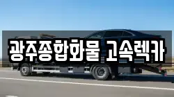 광주광역시 북구 렉카, 특수렉카, 차량탁송, 견인운송