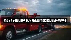 연중무휴24시대형렉카구난견인크레인상하차도비광주88렉카