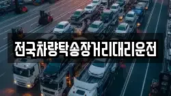 전국차량탁송장거리대리운전