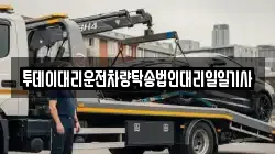 투데이대리운전차량탁송법인대리일일기사