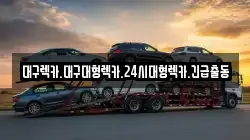 대구광역시 달성군 구지면 렉카, 특수렉카, 차량탁송, 견인운송