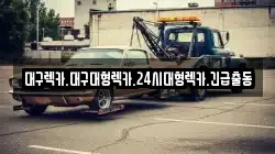 대구광역시 동구 동호동 렉카, 특수렉카, 차량탁송, 견인운송
