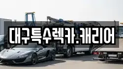 대구광역시 동구 봉무동 렉카, 특수렉카, 차량탁송, 견인운송
