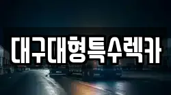 대구대형특수렉카